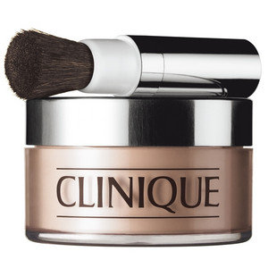 Clinique, Blended Face Powder & Brush, transparentny puder sypki 04, 35 g Clinique