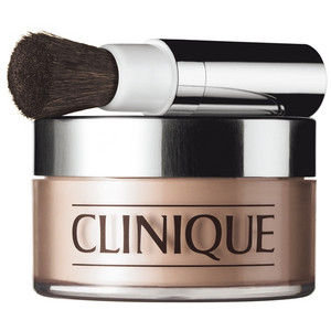 Clinique, Blended Face Powder & Brush, transparentny puder sypki 20, 35 g Clinique