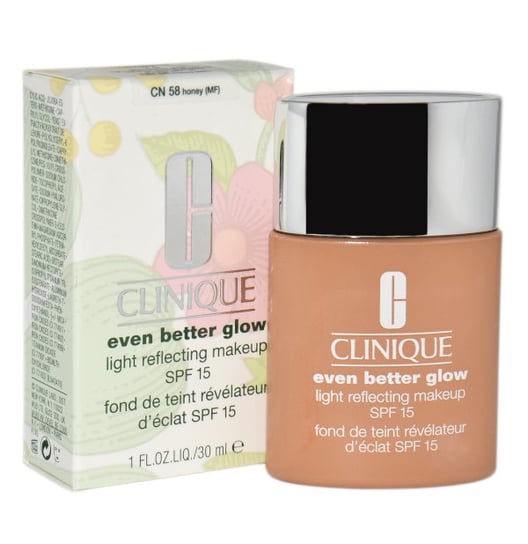 Clinique, Even Better Glow Light Reflecting Makeup, podkład do twarzy CN 58 Honey, SPF 15, 30 ml Clinique