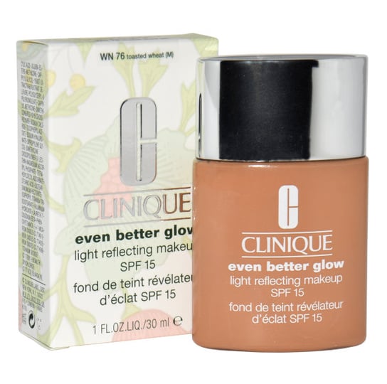 Clinique, Even Better Glow Light Reflecting Makeup, podkład do twarzy WN 76 Toasted Wheat, SPF 15, 30 ml Clinique