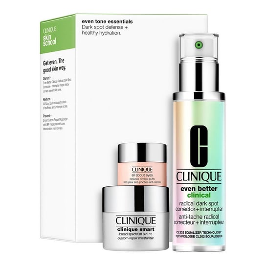 Clinique, Even Tone Essentials, zestaw prezentowy kosmetyków do pielęgnacji, 3 szt. Clinique