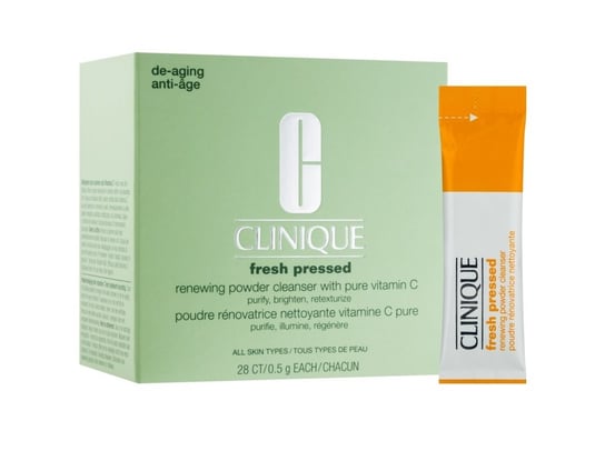 Clinique, Fresh Pressed, rozpuszczalny proszek do oczyszczania twarzy, 28x0,5 g Clinique