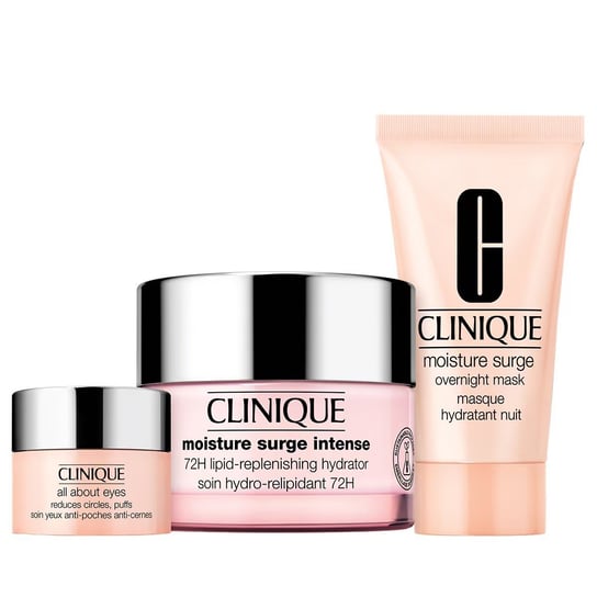 Clinique Moisture Surge Intense 72H Lipid 50ml+Overnight Mask 30ml+ All About Eyes 5ml Clinique