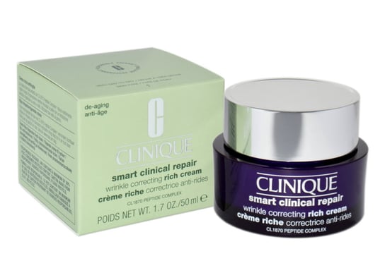 Clinique, Smart Clinical Repair Wrinkle Correcting Rich, Krem do twarzy, 50 ml Clinique