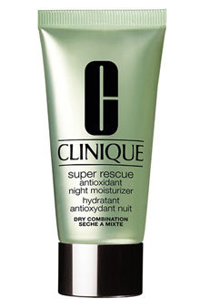 Clinique, Super Rescue Antioxidant, krem nawilżający na noc o właściwościach przeciwutleniających do skóry normalnej i suchej, 50 ml Clinique