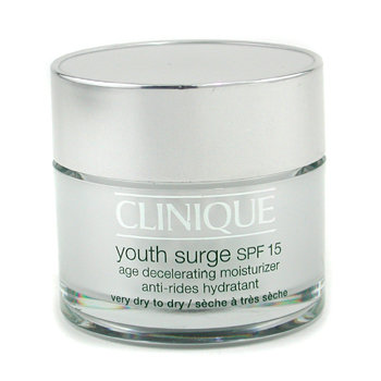 Clinique, Youth Surge, krem nawilżający spowalniający procesy starzenia dla skóry mieszanej i tłustej, 50 ml Clinique