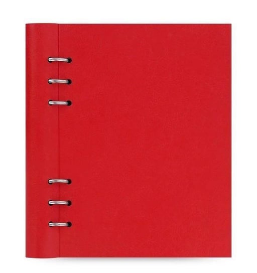 Clipbook fILOFAX CLASSIC A5, notatnik i terminarze bez dat, czerwona okładka Inna marka