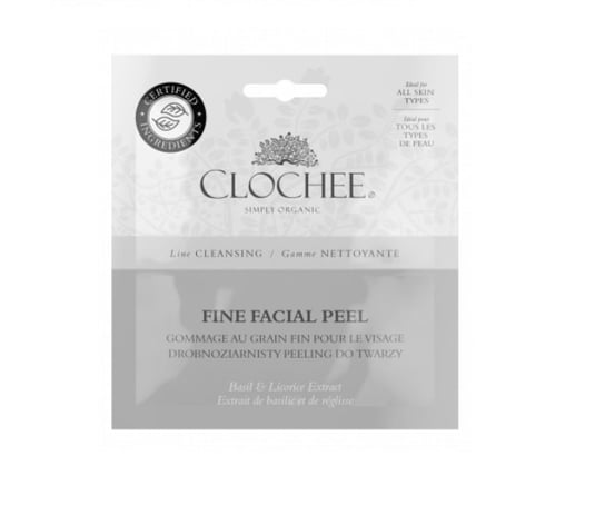 Clochee, Fine Facial Peel, drobnoziarnisty peeling do twarzy Basil & Licorice Extract, 2x6 ml Clochee