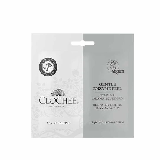 Clochee, Gentle Enzyme Peel, peeling enzymatyczny do twarzy Apple & Cranberries Extract, 2x6 ml Clochee