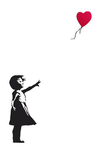 Close, Plakat, CLOSE, Banksy Dziewczynka z Balonikiem Nadzieja, 61x91,5 cm Close