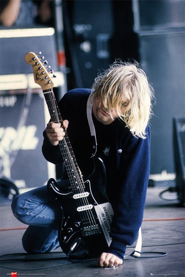 Close, Plakat, CLOSE, Kurt Cobain Gitara - Nirvana, 61x91,5 cm Close