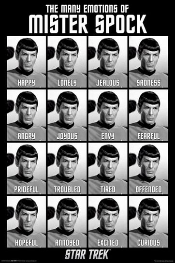 Close, Plakat, CLOSE, Star Trek Spock i jego emocje, 61x91,5 cm Inna marka