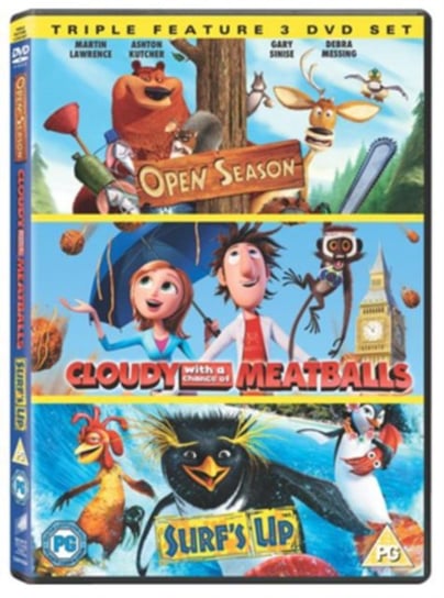 Cloudy With a Chance of Meatballs/Open Season/Surf's Up (brak polskiej wersji językowej) Lord Phil, Miller Christopher, Allers Roger, Culton Jill, Stacchi Anthony, Brannon Ash, Buck Chris