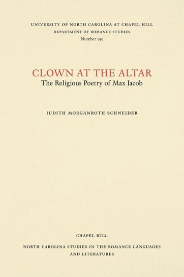 Clown at the Altar Schneider Judith Morganroth