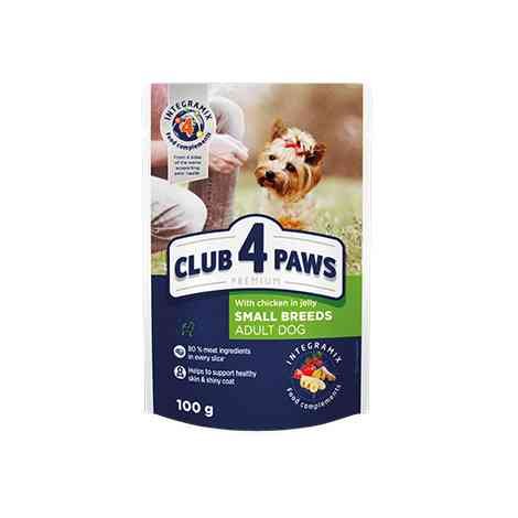 CLUB 4 PAWS mokra karma dla psów - kurczak w galaretce 24 x 100 g Club 4 Paws