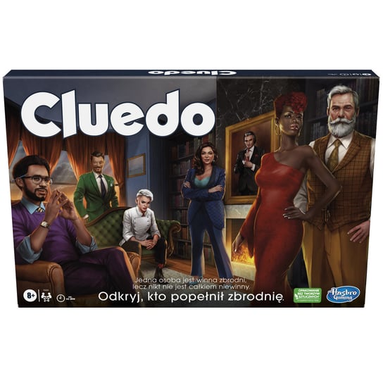 Cluedo Classic Refresh, gra planszowa, Hasbro, F6420 Hasbro