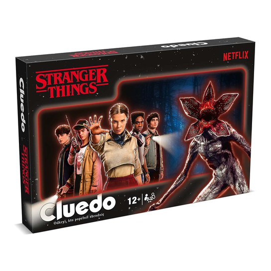 CLUEDO Stranger Things, gra logiczna, Winning Moves Winning Moves