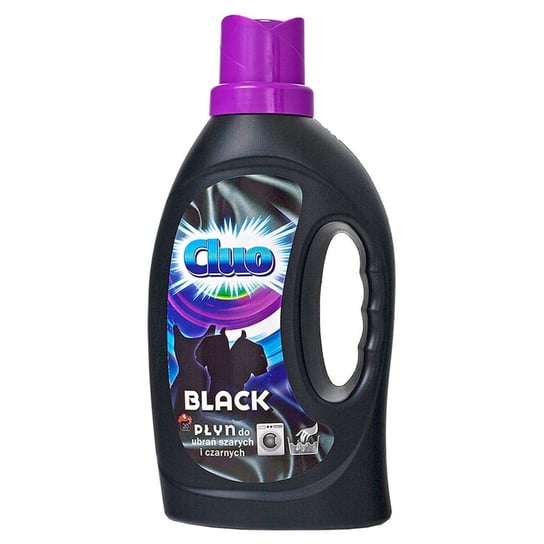 Cluo Black Płyn do prania  czarnych ciemnych tkanin ubrań 1 L Cluo