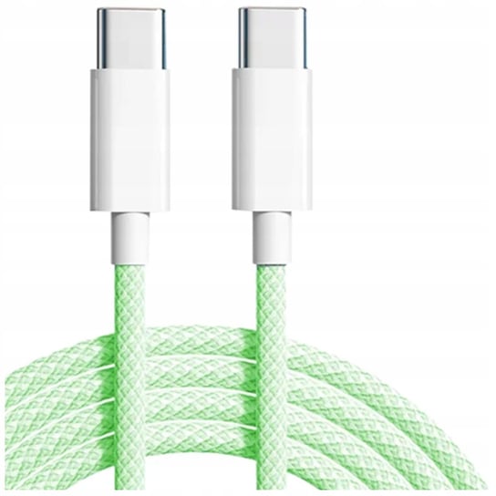 CO2 ŁADOWARKA KABEL USB-C SZYBKIE ŁADOWANIE USB TYP C DO IPHONE 15 1M ZIELONY Co2