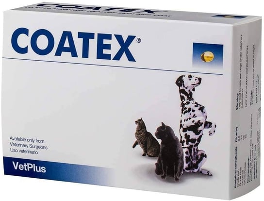 COATEX pies/kot choroby skóry i sierści 60 kapsułek Vet Plus Limited