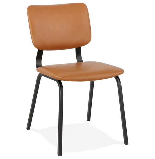 COATI krzesło skóra eko k. brązowy Kokoon Design