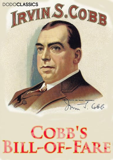 Cobb's Bill of Fare Irvin S Cobb