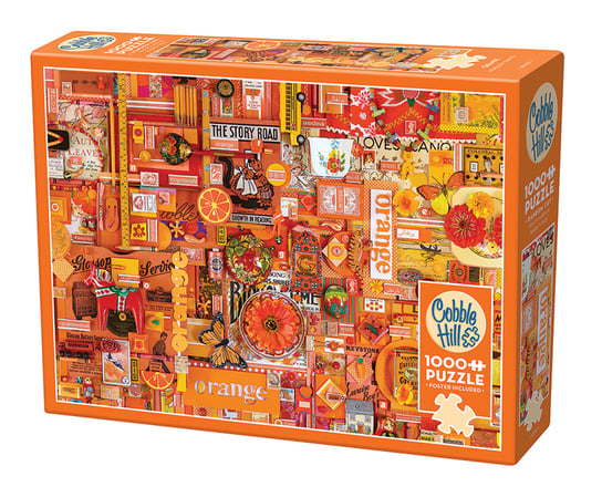 Cobble Hill, Puzzle, Pomaluj mój świat na kolor... pomarańczowy, 1000 el. Cobble Hill