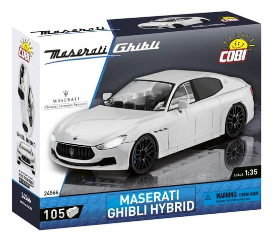 COBI 24566 Cars Maserati Ghibli Hybrid 105 klocków Maserati