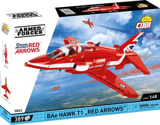 Cobi, Armed Forces, Samolot myśliwiec, Bae Hawk T1 RED, 5844 COBI