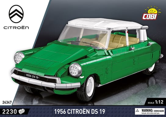Cobi, Cars, 1956 Citroen Ds.19, Skala 1:12, 24347 COBI