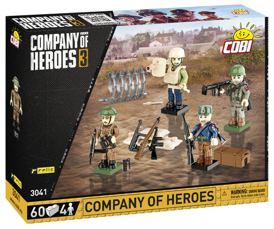 COBI, COMPANY OF HEROES 3, 3041, Figurines & Accesories, 60 Klocków COBI