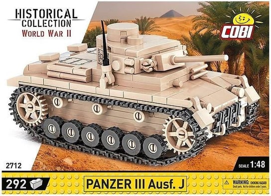 COBI, Czołg niemiecki Panzer III z okresu II  Wojny Światowej, 2712 COBI