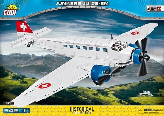 COBI, Historical Collection WW II, Junkers JU 52/3M , 5711 COBI