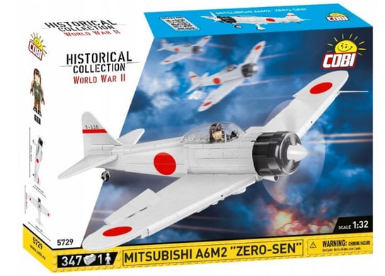COBI, Historical Collection WW II, Mitsubishi A6M2 Zero-Sen, 5729 COBI