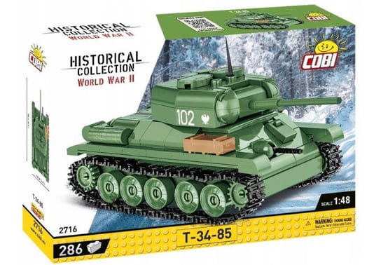 COBI, Historical Collection WW II, T-34-85, 2716 COBI