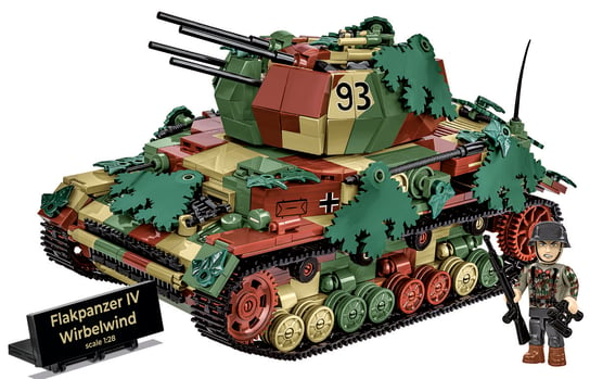 cobi historical collection wwii, czołg flakpanzer iv wirbelwind ex. 1195 kl.,  cobi-2593 COBI