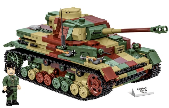 cobi historical collection wwii, czołg pzkpfw iv ausf.g 1107 kl., cobi-2592 COBI