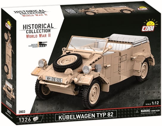 COBI, Historical Collection WWII, Kubelwagen Typ 82, 2803 COBI