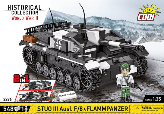 COBI, Historical Collection WWII, Stug III Ausf F/Flammpanzer, 2286 COBI