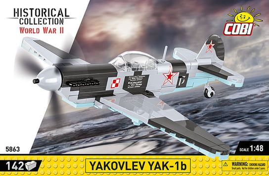 Cobi, Klocki 5863 Samolot Yakovlev Yak-1B Hc Wwii -142 Kl. COBI