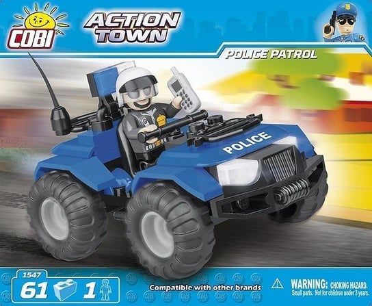Cobi , klocki Action Town Policyjny Quad Patrolowy, COBI-1547 COBI