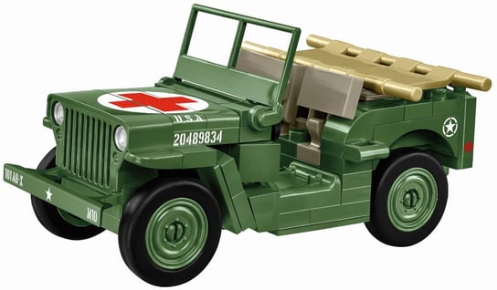 Cobi, Klocki H.C Wwii Medical Willys Mb 130 el. COBI