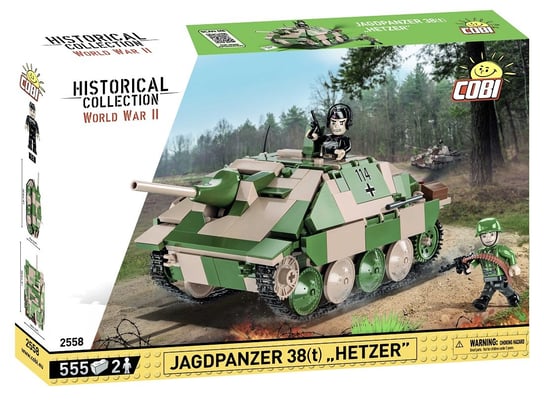COBI, klocki Historical Collection, Jagdpanzer 38 t Hetzer, 2558 COBI