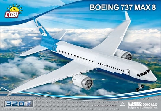 Cobi, klocki samolot pasażerski Boeing 737 Max 8, COBI-26175 COBI