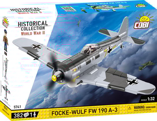 Cobi, klocki, WWII Samolot myśliwski  FOCKE-WULF 5741 COBI