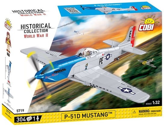 COBI, Samolot Mustang P-51D, Kolekcja Historyczna, 5719 , 5719 COBI
