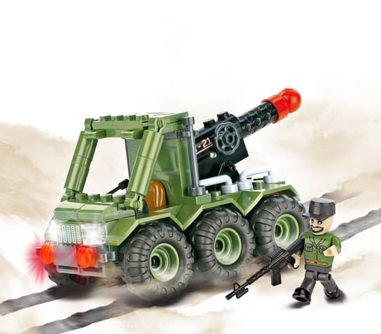 Cobi Small Army, klocki mobilne Wyrzutnia rakiet G21 6x2, COBI-2196 COBI