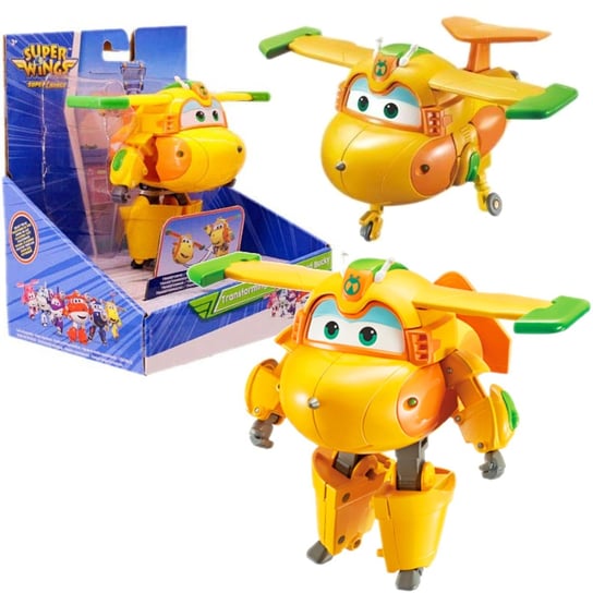COBI, Super Wings, Samolot Robot Transformujący Mikro Bucky Alpha Toys