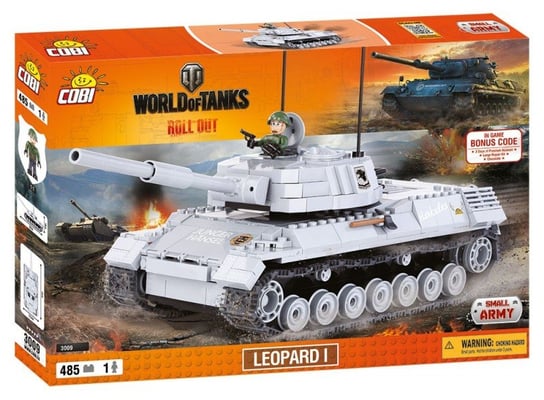 Cobi, World Of Tanks, klocki Czołg Leopard I, COBI-3009 COBI