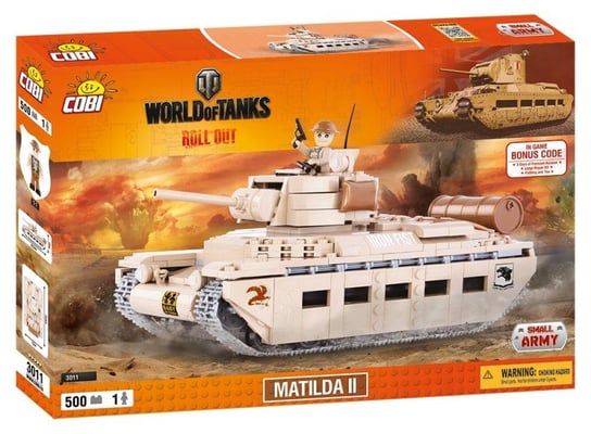 Cobi, World Of Tanks, klocki Czołg WOT Matilda II, COBI-3011 COBI